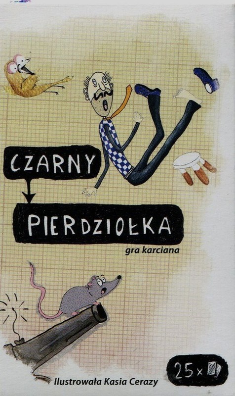 okładka Czarny Pierdziołka Gra karciana książka