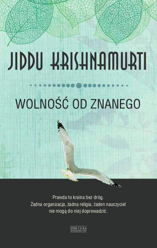 okładka Wolność od znanego książka | Krishnamurti Jiddu