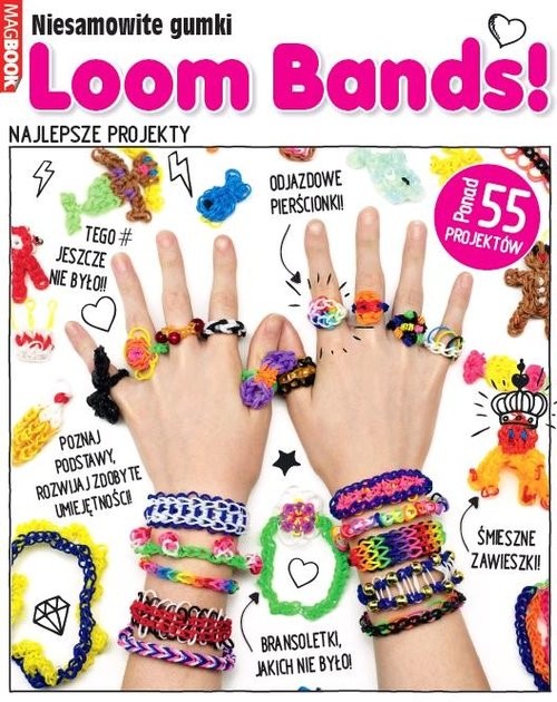 okładka Niesamowite gumki Loom Bands. Najlepsze projekty książka