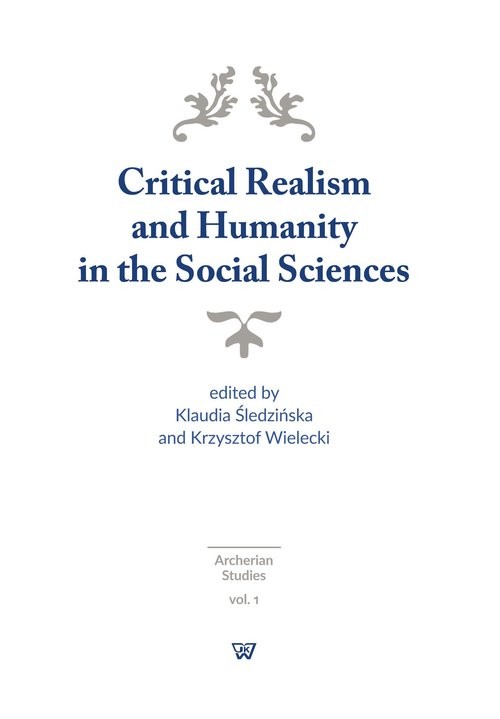 okładka Critical Realism and Humanity in the Social Sciences książka
