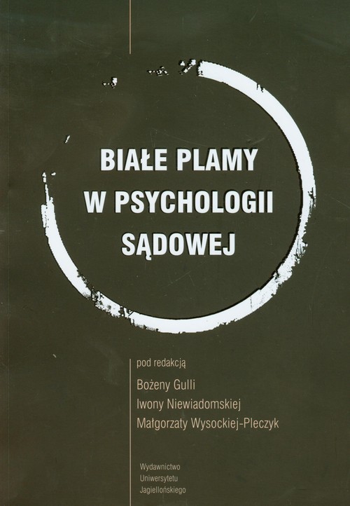 okładka Białe plamy w psychologii sądowej książka