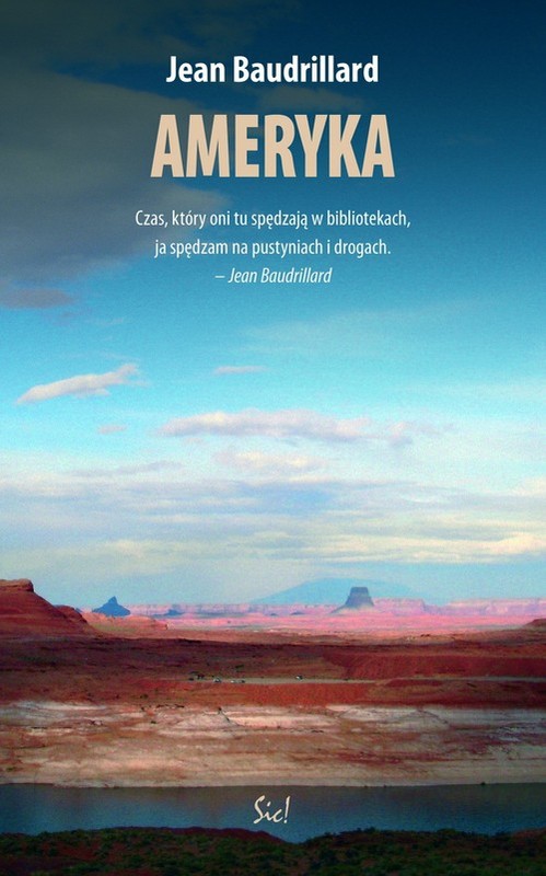 okładka Ameryka książka | Baudrillard Jean