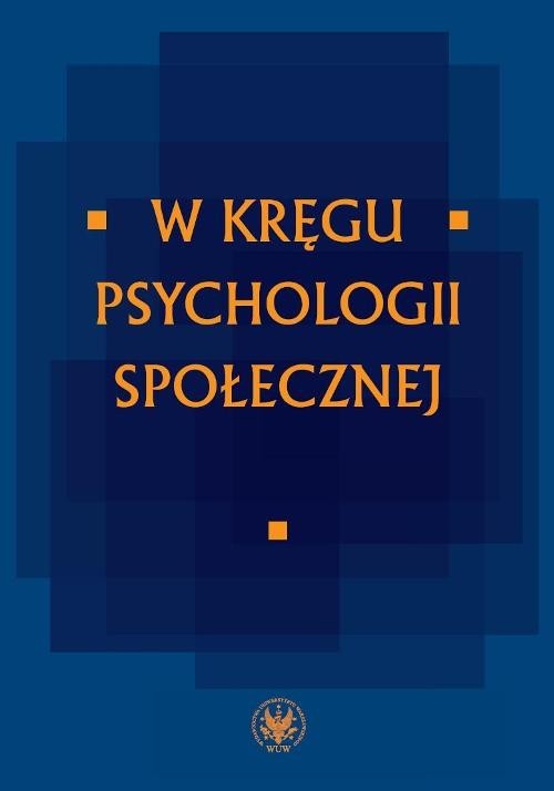 okładka W kręgu psychologii społecznej książka