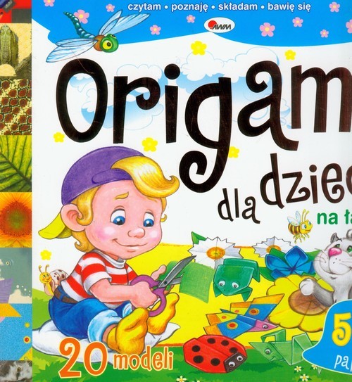 okładka Origami dla dzieci Na łące czytam, poznaję, składam, bawię się książka