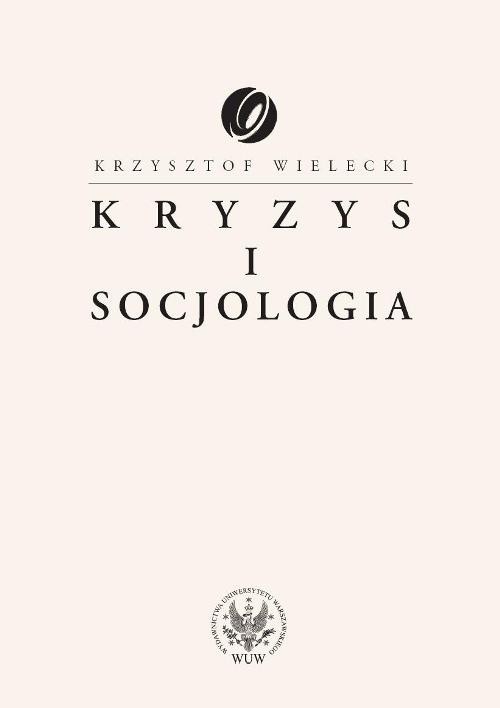 okładka Kryzys i socjologia książka | Wielecki Krzysztof