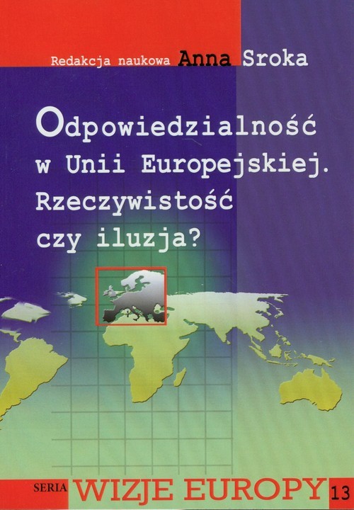 okładka Odpowiedzialność w Unii Europejskiej Rzeczywistość czy iluzja? książka