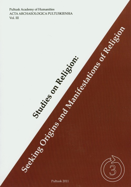 okładka Studies on religion Seeking origins and manifestations of religion książka