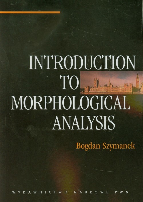 okładka Introduction to morphological analysis książka | Szymanek Bogdan