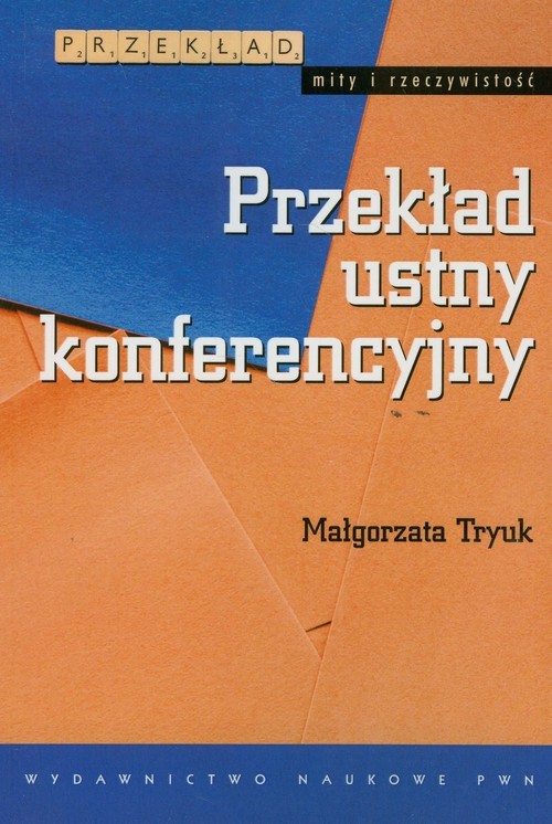 okładka Przekład ustny konferencyjny książka | Tryuk Małgorzata