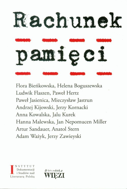 okładka Rachunek pamięci książka | Praca Zbiorowa