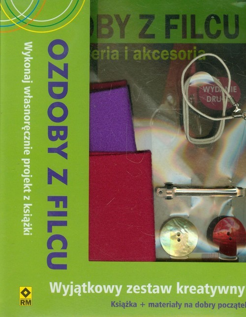 okładka Ozdoby z filcu Zestaw kreatywny książka | Enderlen-Debuisson Marie