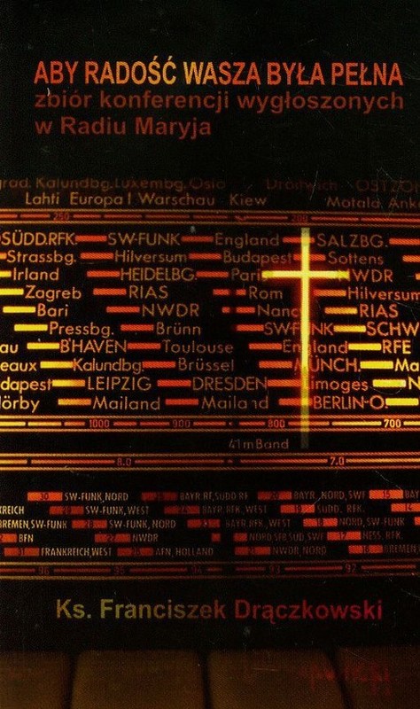 okładka Aby radość wasza była pełna zbiór konferencji wygłoszonych w Radiu Maryja książka | Drączkowski Franciszek