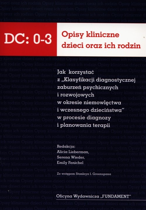 okładka Opisy kliniczne dzieci oraz ich rodzin DC:0-3 książka