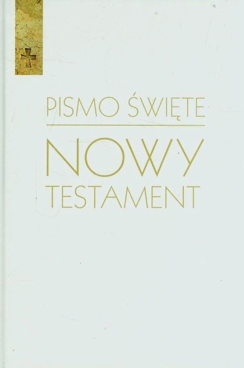 okładka Pismo Święte Nowy Testament białe książka