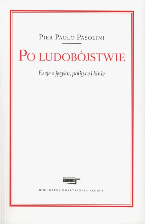 okładka Po ludobójstwie Eseje o języku, polityce i kinie książka | Pier Paolo Pasolini