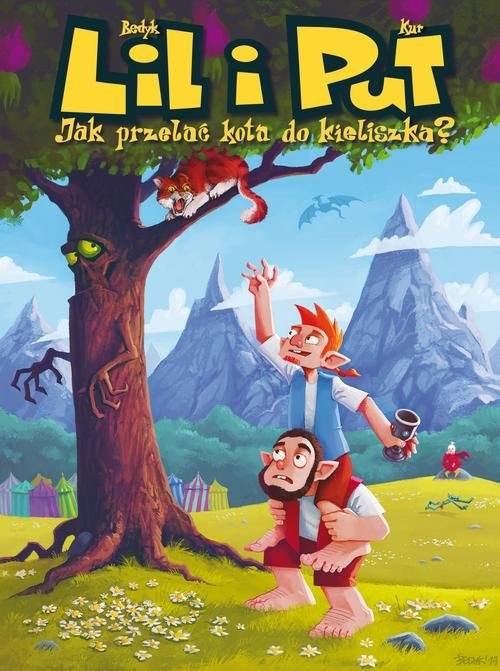 okładka Lil i Put Jak przelać kota do kieliszka Tom 1 książka | Kur Maciej