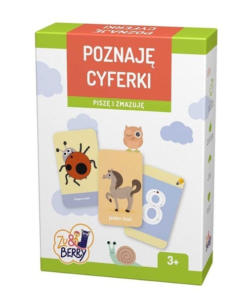 okładka Poznaję cyferki książka