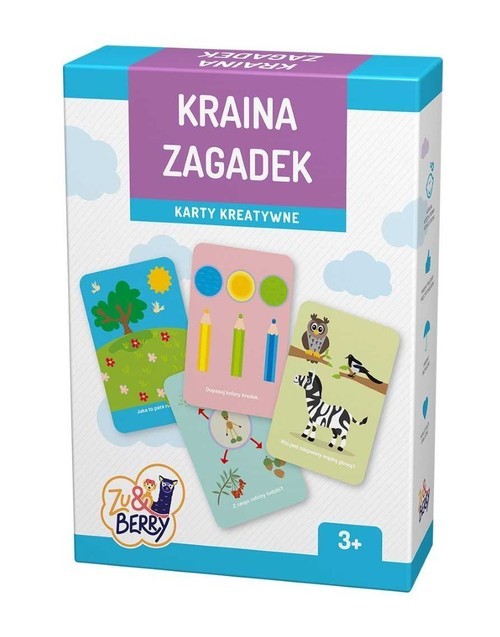 okładka Kraina zagadek Karty kreatywne książka