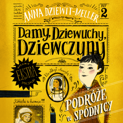 okładka Damy, dziewuchy, dziewczyny podróże w spódnicy audiobook | MP3 | Anna Dziewit-Meller