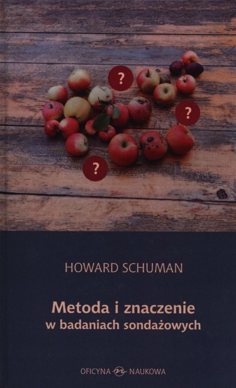 okładka Metoda i znaczenie w  badaniach sondażowych książka | Schuman Howard