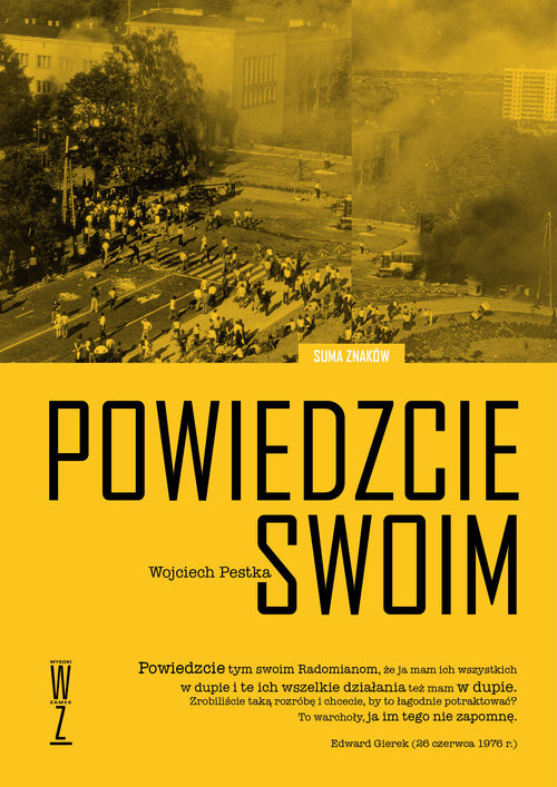 okładka Powiedzcie swoim książka | Wojciech Pestka