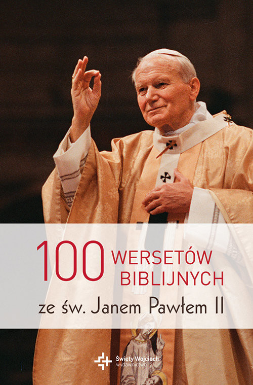 okładka 100 wersetów biblijnych ze św. Janem Pawłem II książka