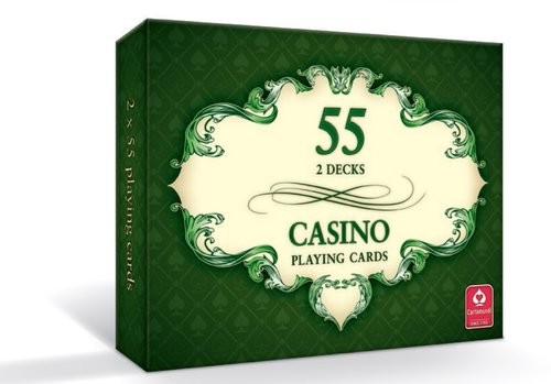 okładka CASINO karty do gry 2 x 55 listków książka