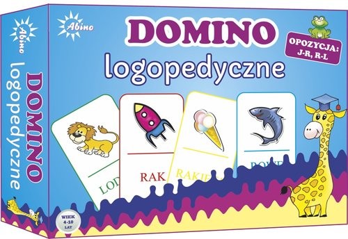 okładka DOMINO LOGOPEDYCZNE mix książka