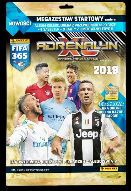 okładka Adrenalyn XL FIFA 365 2019 Megazestaw startowy książka