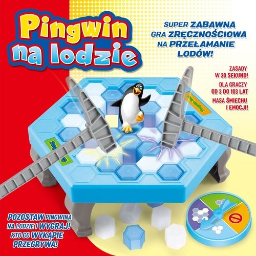 okładka Pingwin na lodzie książka