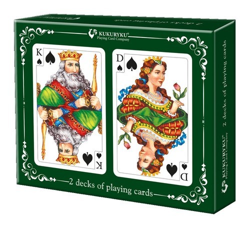 okładka Dwie talie kart do gry książka