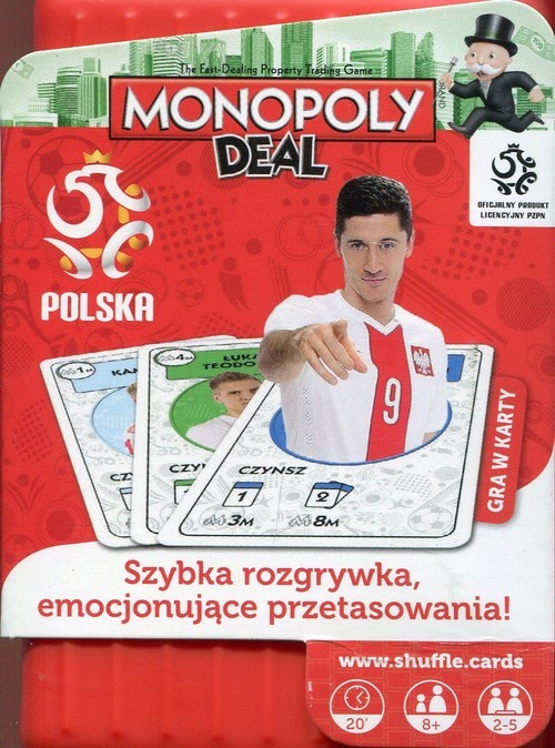 okładka Shuffle Monopoly Deal PZPN książka