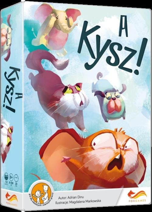 okładka A kysz! Gra planszowa książka | Adrian Dinu