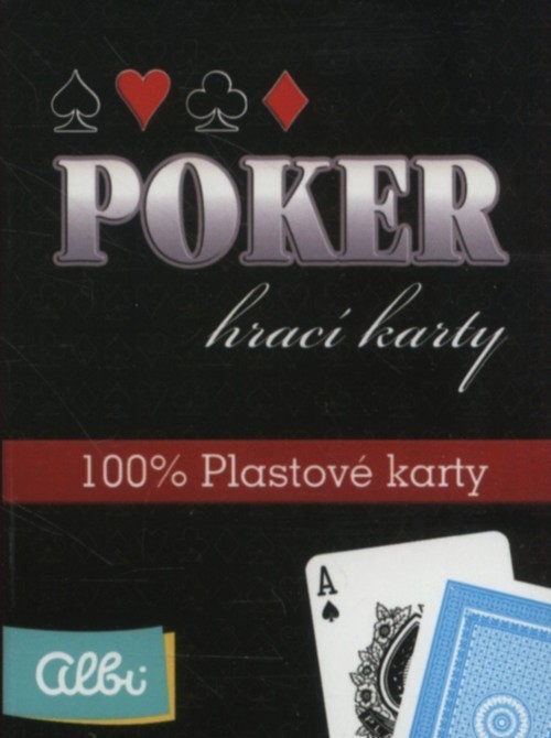 okładka Poker karty plastikowe książka