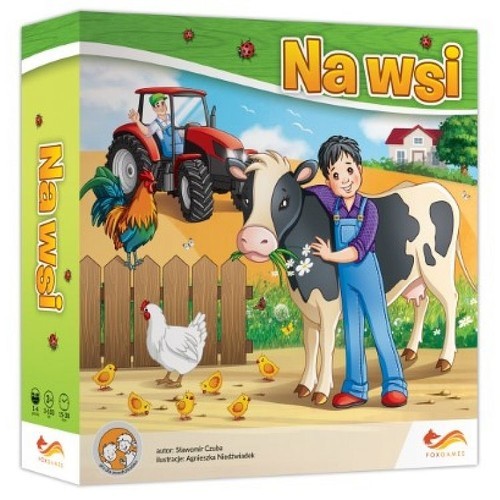 okładka Na wsi Gra planszowa książka