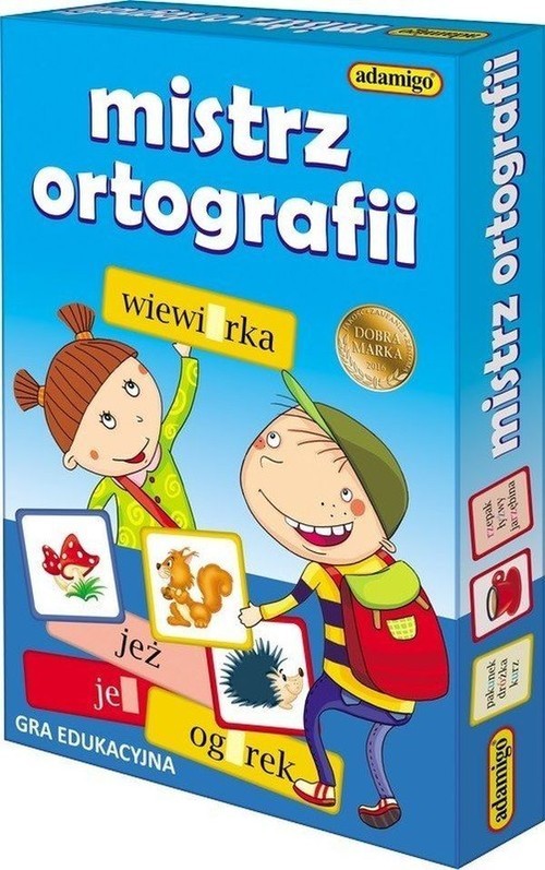 okładka Mistrz ortografii Gra edukacyjna książka