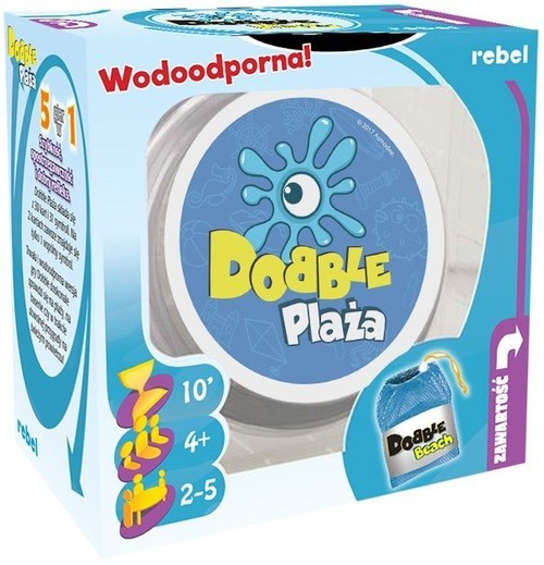 okładka Dobble Plaża książka