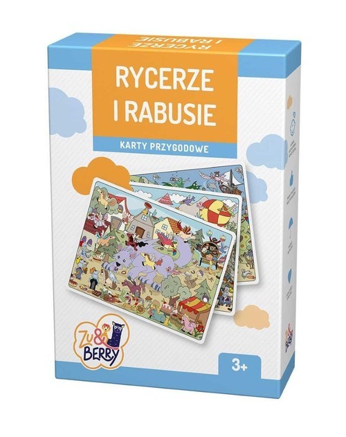 okładka Rycerze i rabusie Karty przygodowe książka