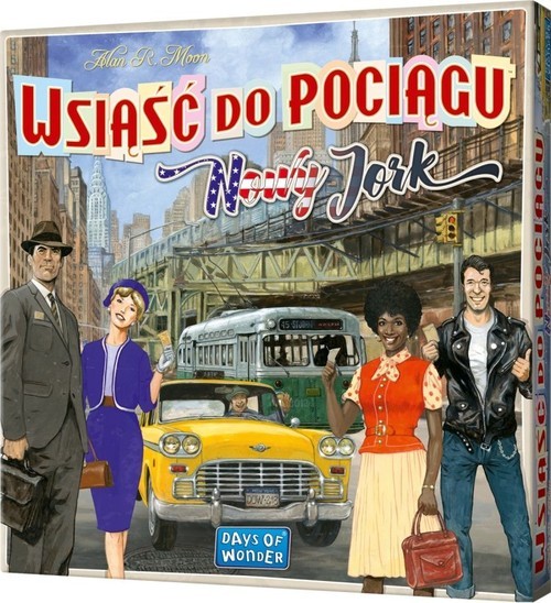 okładka Wsiąść do Pociągu Nowy Jork książka | Alan R. Moon