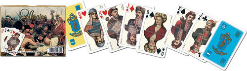 okładka Karty do gry Piatnik 2 talie Ukraina książka