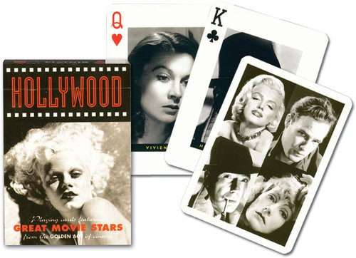 okładka Karty do gry Piatnik 1 talia Hollywood książka