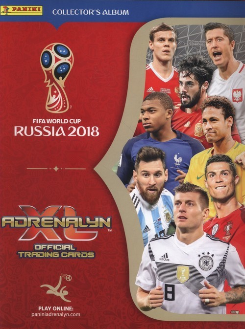 okładka Adrenalyn XL FIFA World Cup 2018 Album kolekcjonera książka