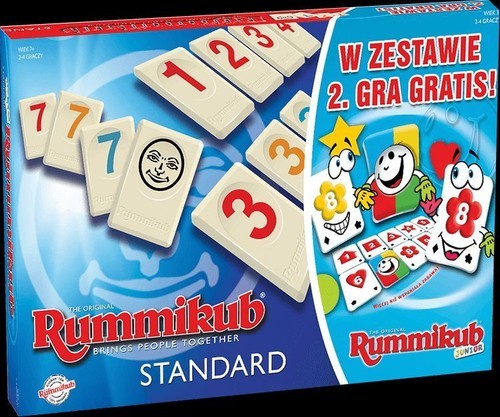 okładka Rummikub 2w1 Standard + Junior książka