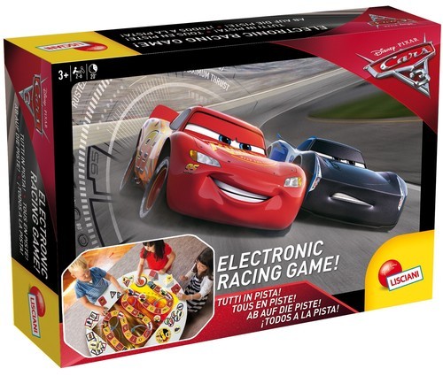 okładka Auta 3 Wyścig elektroniczna gra planszowa książka