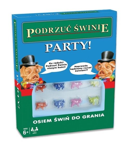 okładka Podrzuć Świnie: Party! gra towarzyska książka