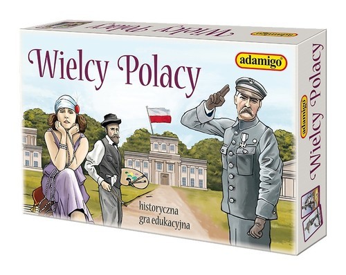 okładka Wielcy Polacy Historyczna gra edukacyjna książka