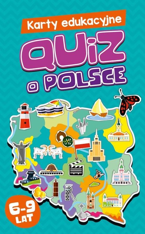 okładka Karty edukacyjne Quiz o Polsce książka | Majewska Maria