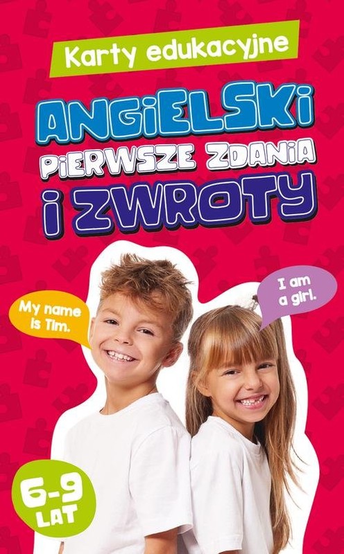 okładka Karty edukacyjne Angielski Pierwsze zdania i zwroty książka