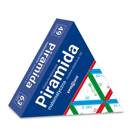 okładka Piramida Matematyczna Mnożenie/dzielenie do 100 książka