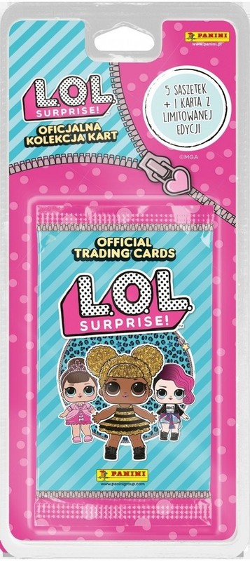 okładka Karty L.O.L. Suprise 5 saszetek + karta limitowana książka